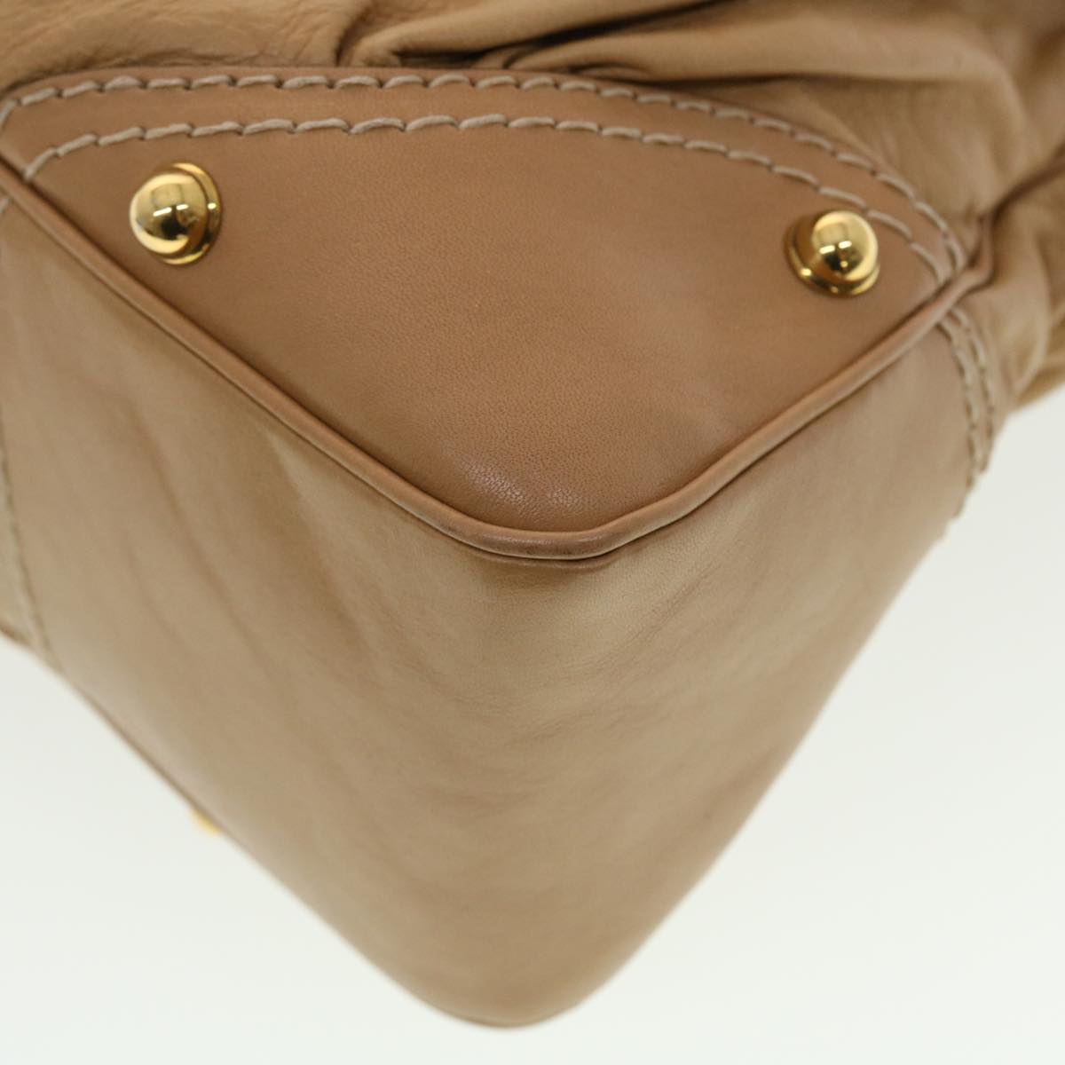 GUCCI Shoulder Bag Leather Brown 204991 am4195