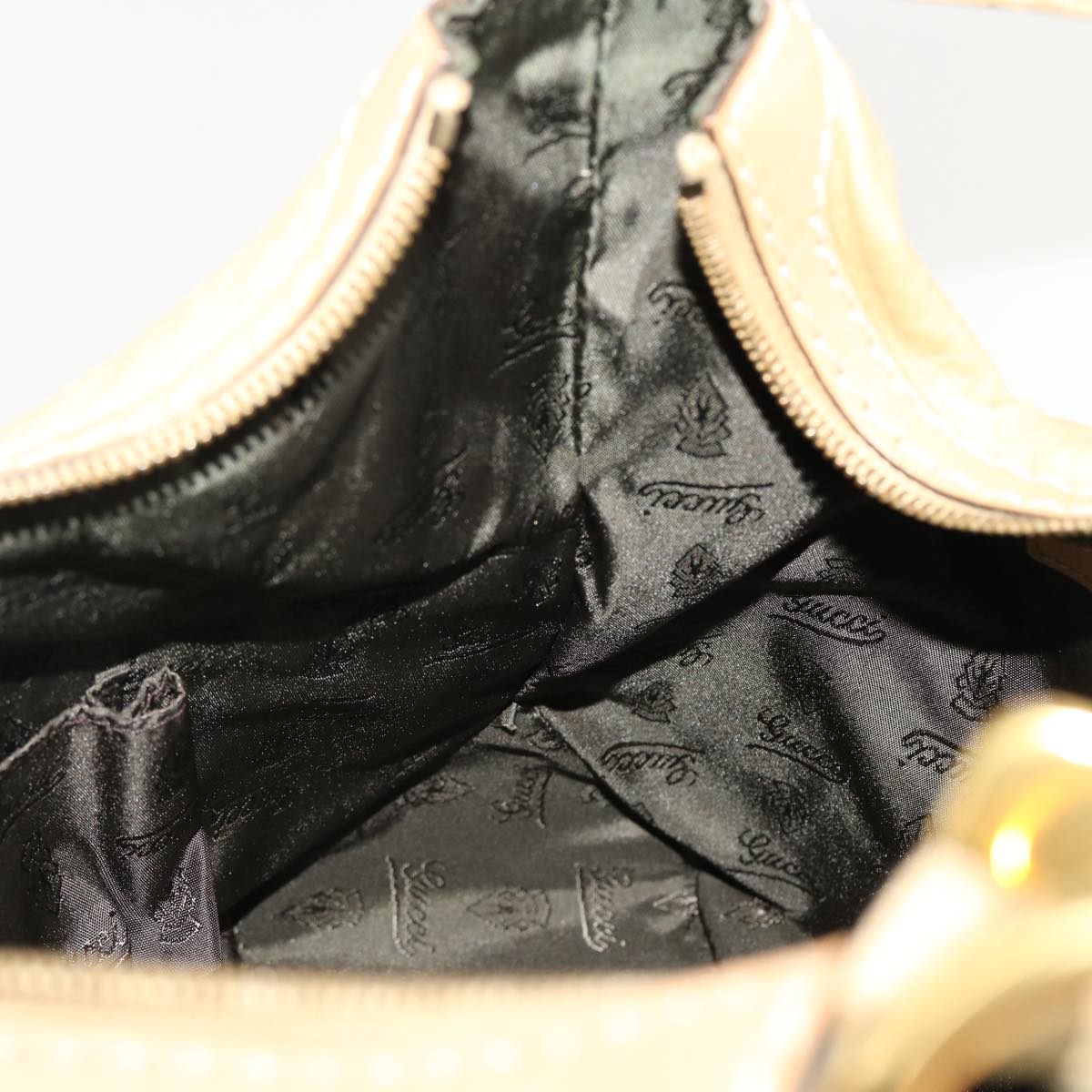 GUCCI Shoulder Bag Leather Brown 204991 am4195