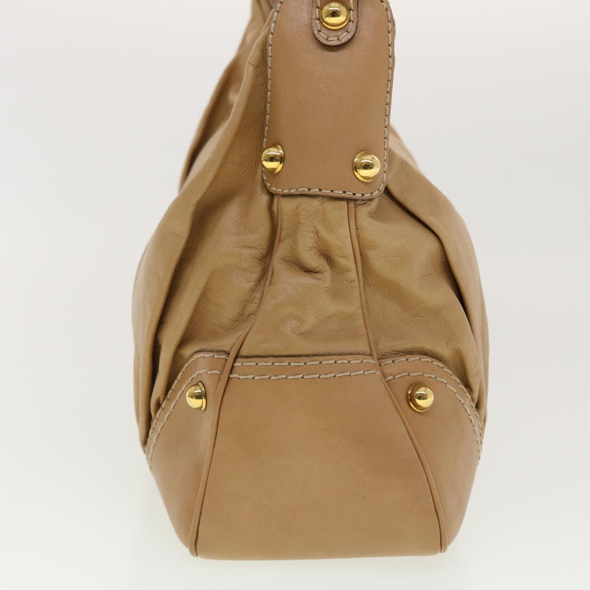 GUCCI Shoulder Bag Leather Brown 204991 am4195