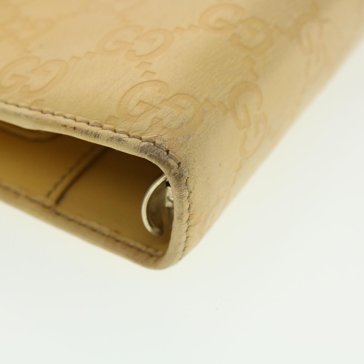 GUCCI Gucci Shima GG Day Planner Cover Leather Yellow 115241 am4214