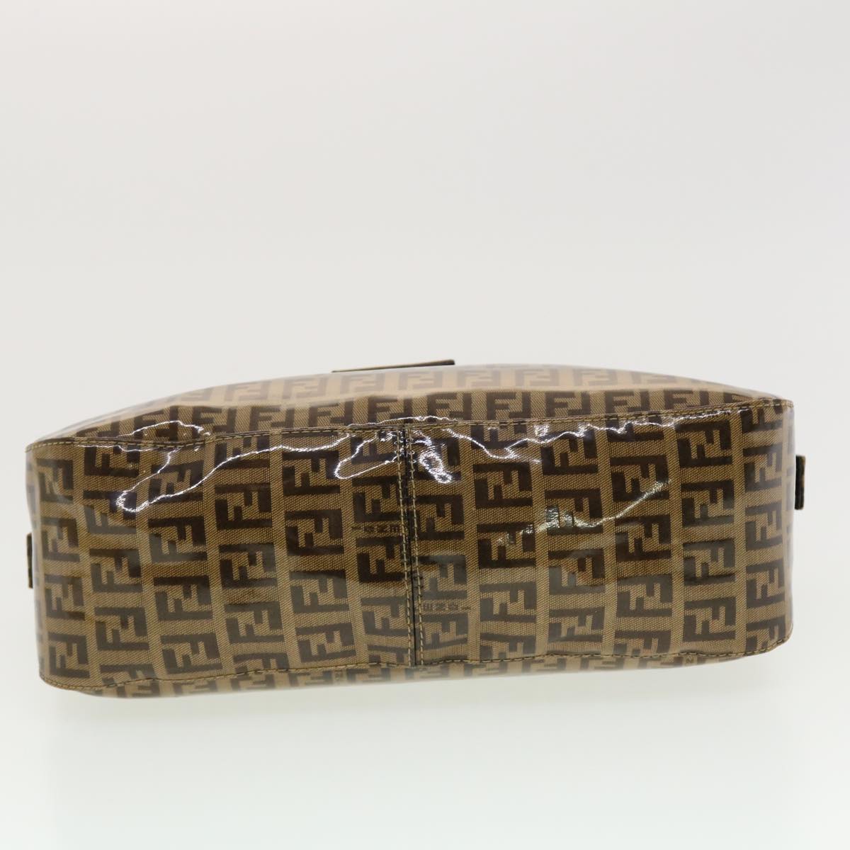FENDI Zucchino Canvas Mamma Baguette Shoulder Bag Coated Canvas am4224