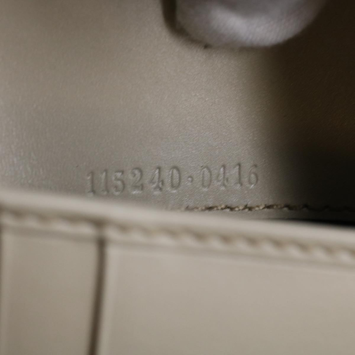 GUCCI GG Canvas Day Planner Cover Leather White 115240 am4294