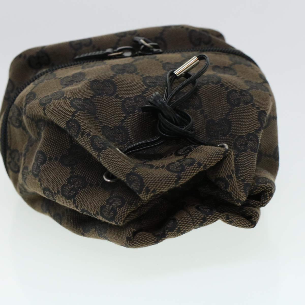 GUCCI GG Canvas Pouch Brown am4309