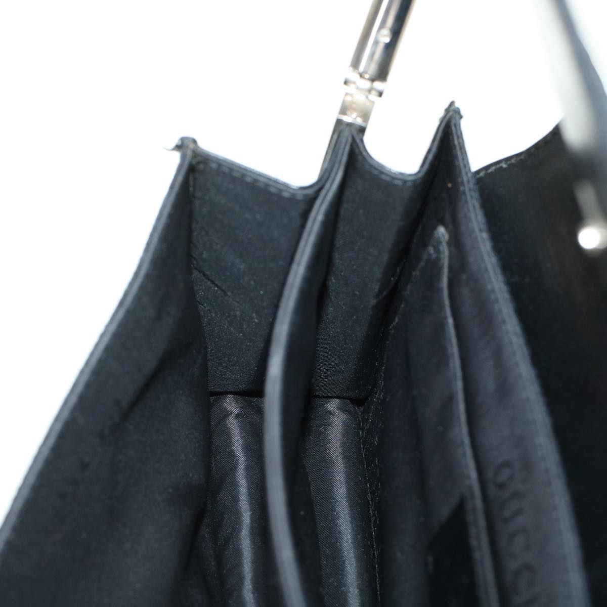 GUCCI GG Canvas Shoulder Bag Black am4339