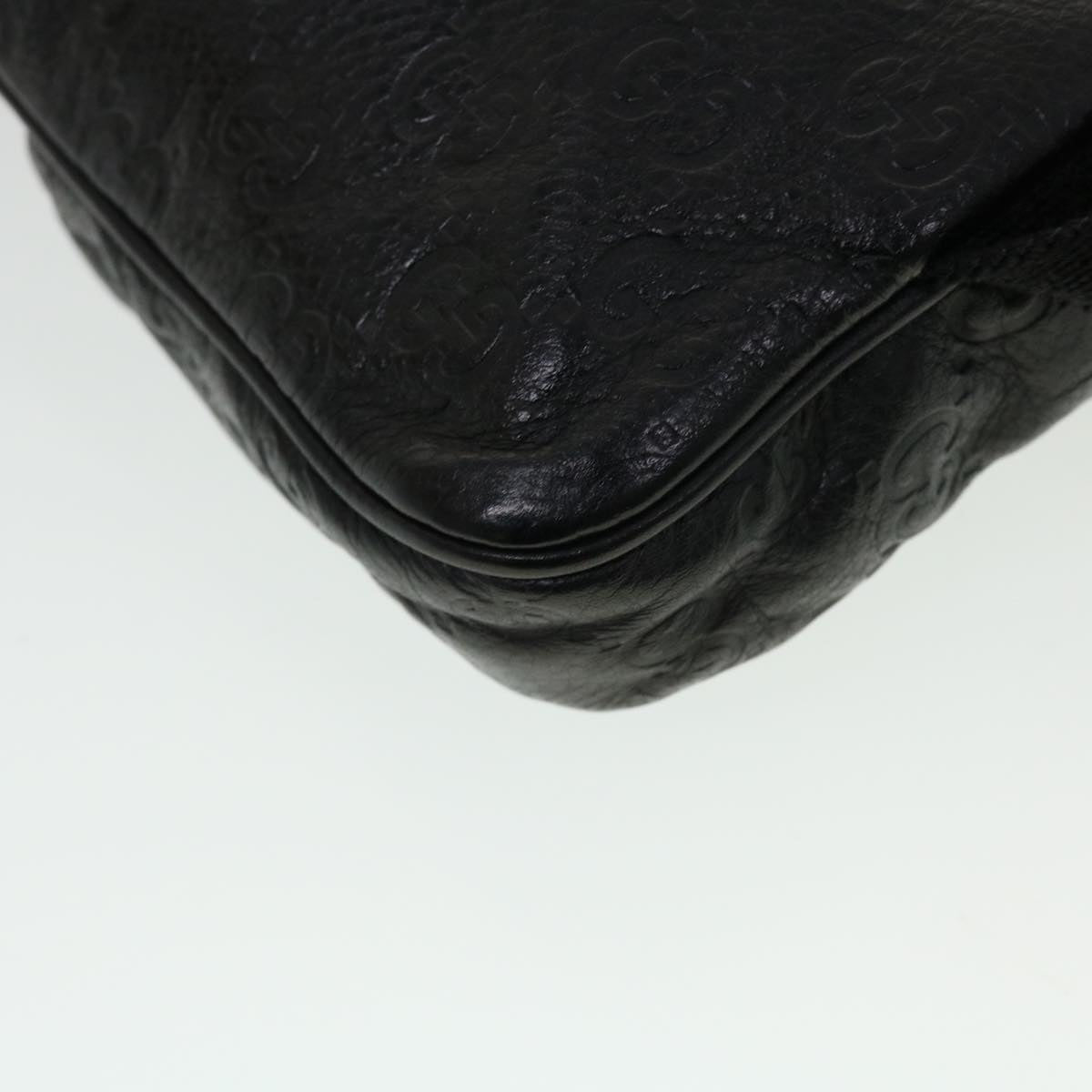 GUCCI GG Canvas Guccissima Waist bag Black 246417 am4450