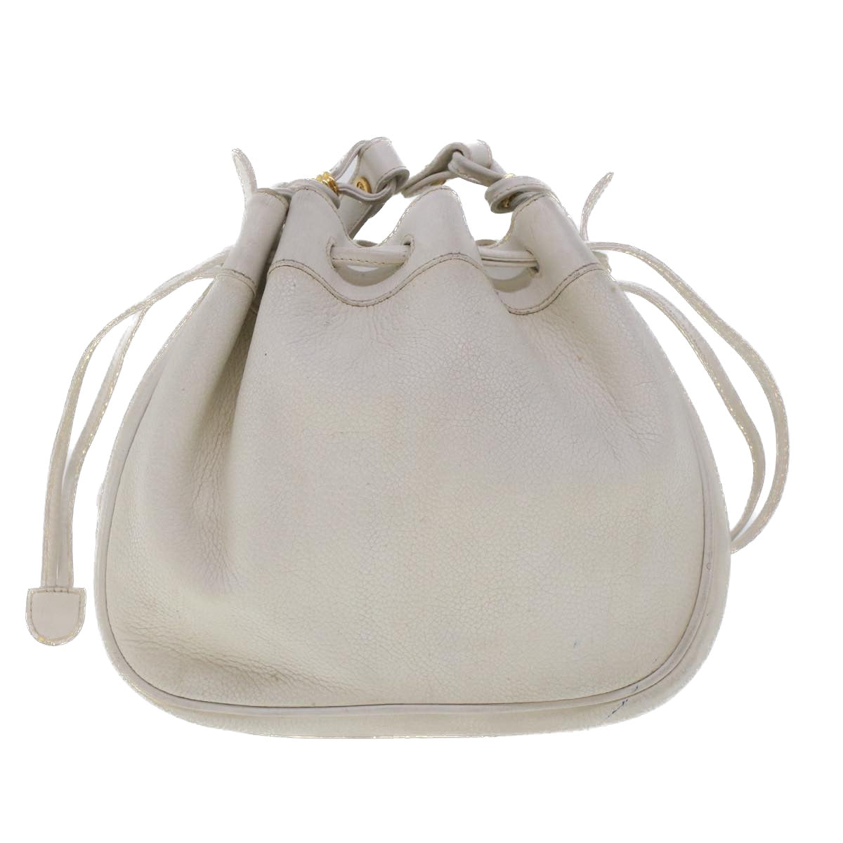 GUCCI Shoulder Bag Leather White am4457