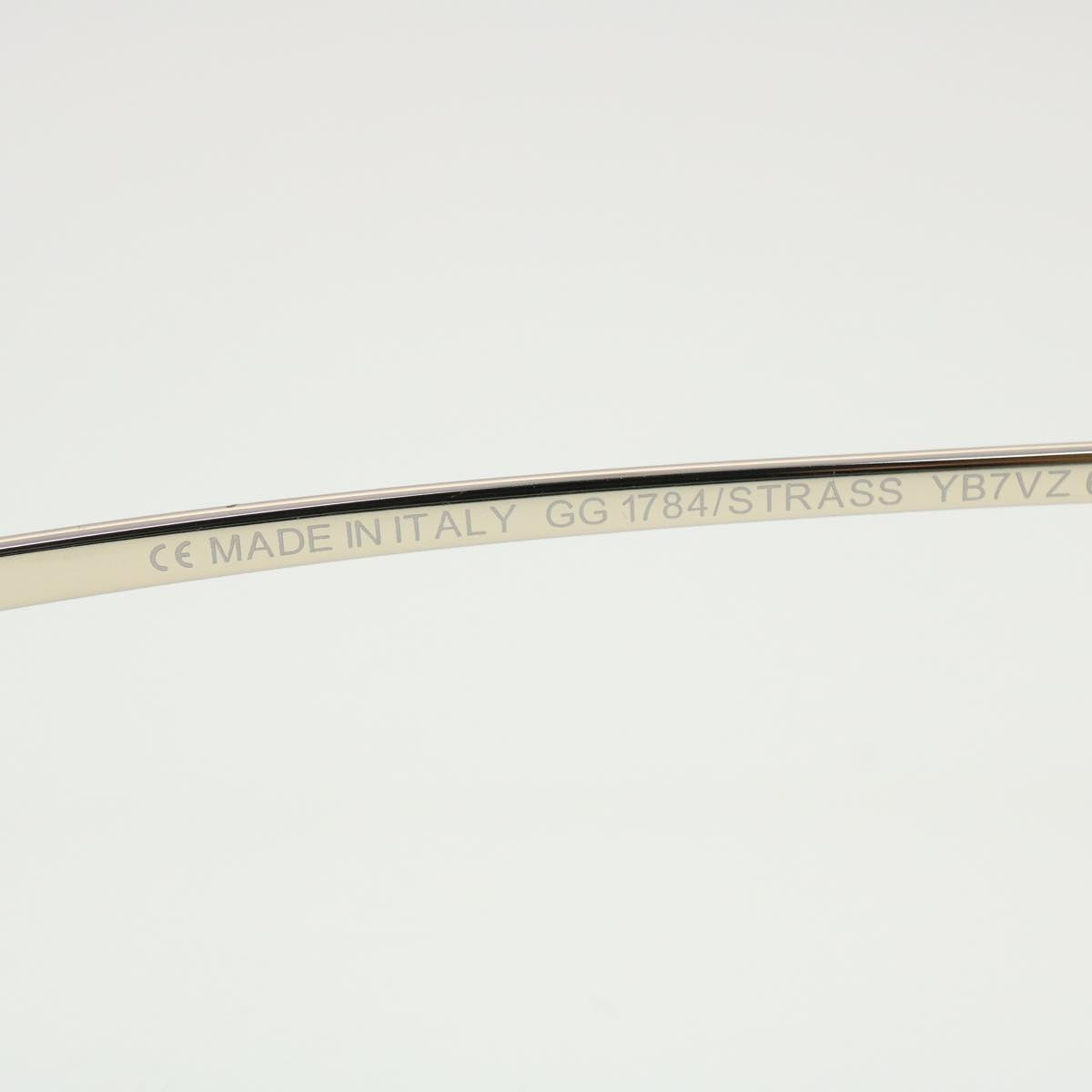 GUCCI Sunglasses Plastic Metal Silver am4458