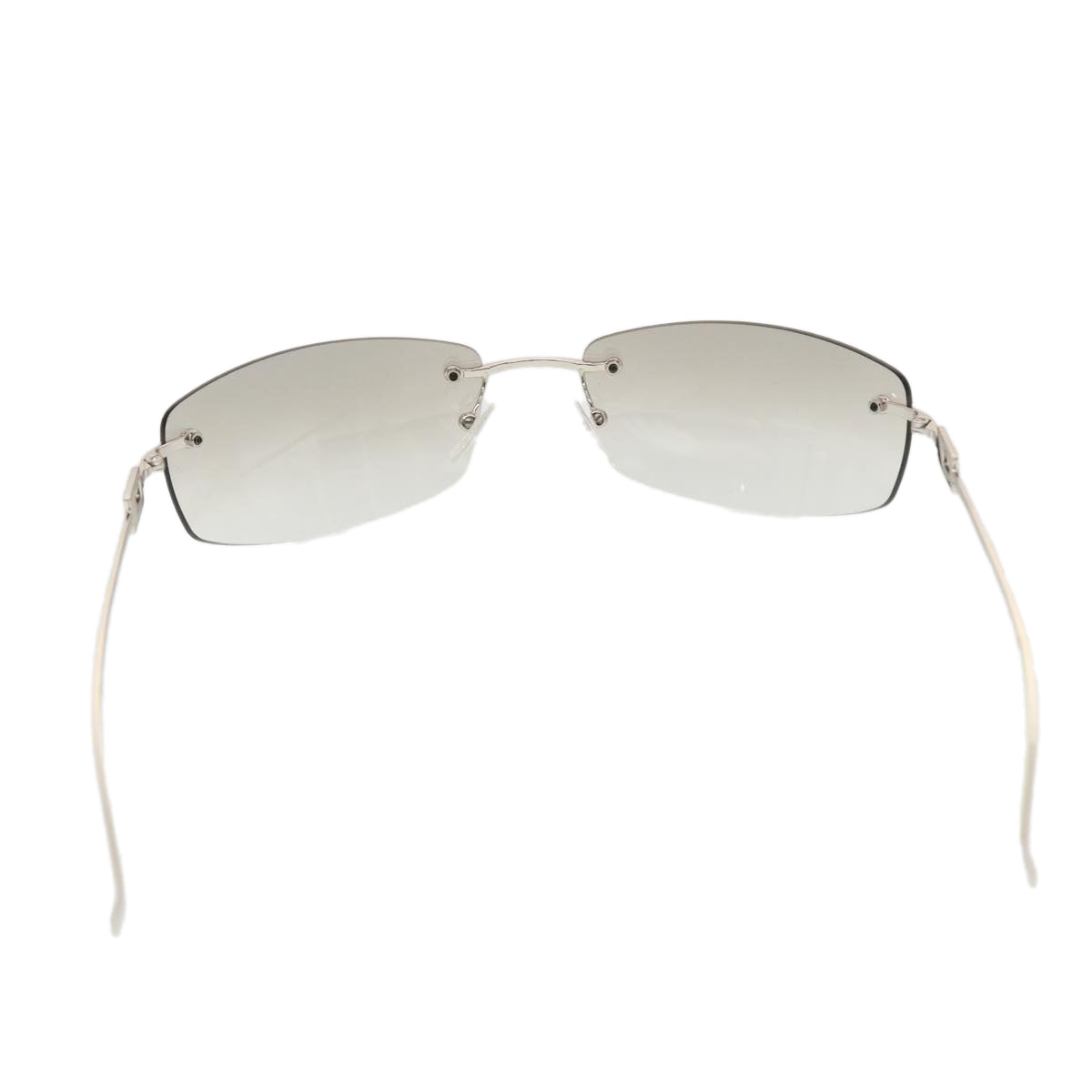 GUCCI Sunglasses Plastic Metal Silver am4458