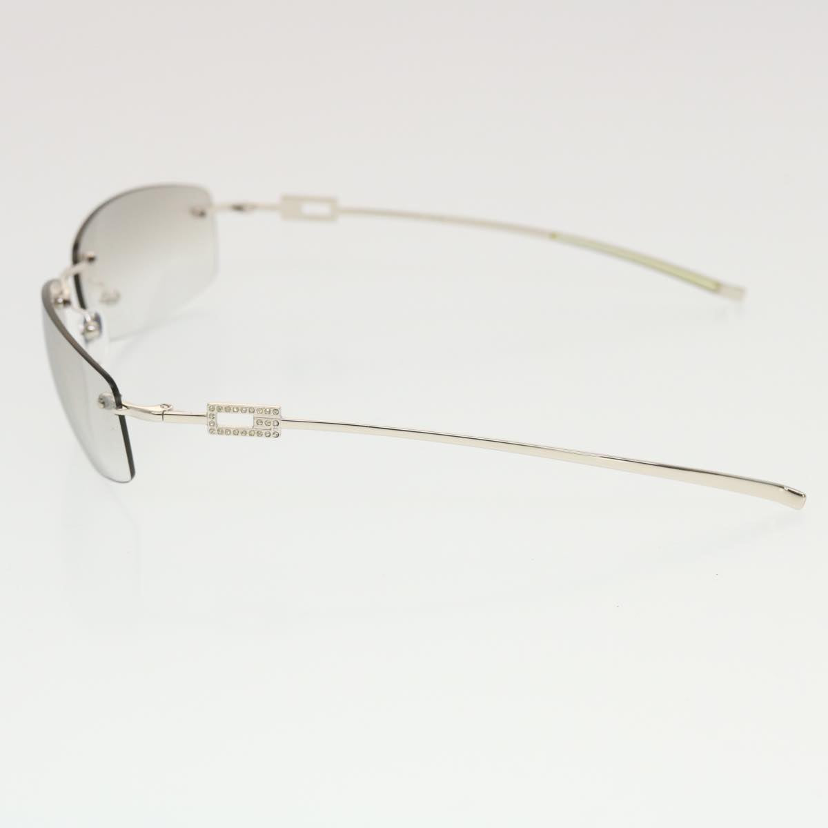 GUCCI Sunglasses Plastic Metal Silver am4458