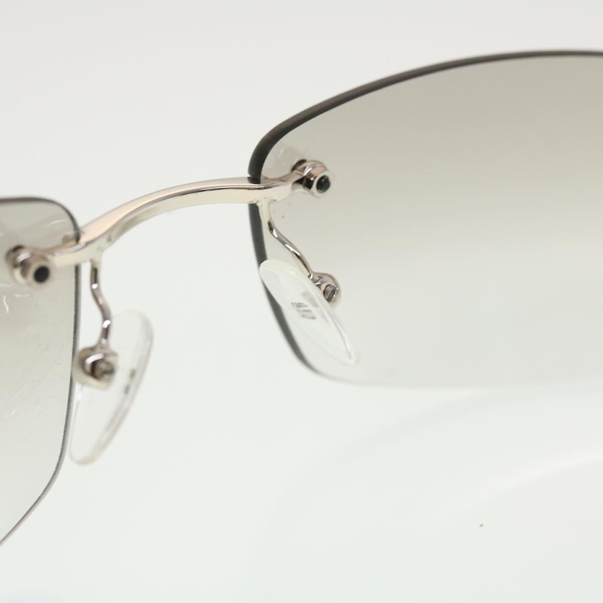 GUCCI Sunglasses Plastic Metal Silver am4458