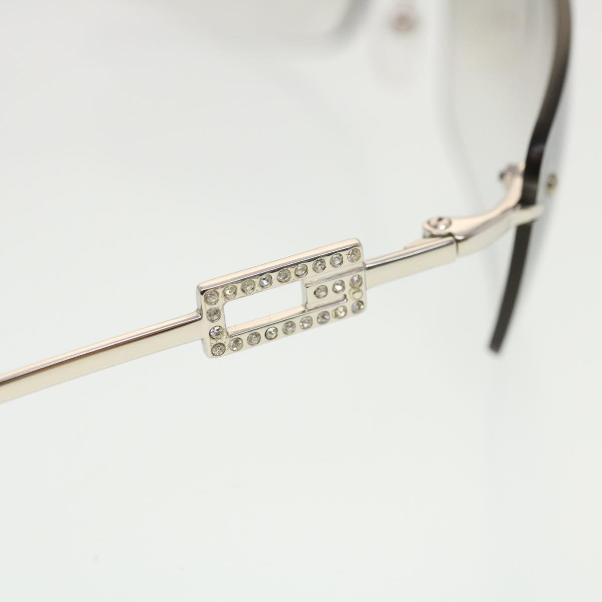 GUCCI Sunglasses Plastic Metal Silver am4458