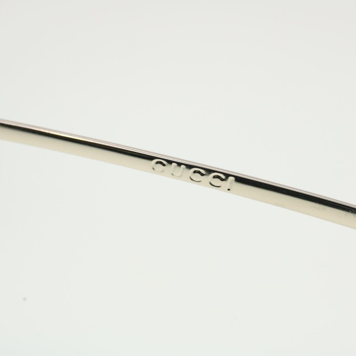 GUCCI Sunglasses Plastic Metal Silver am4458