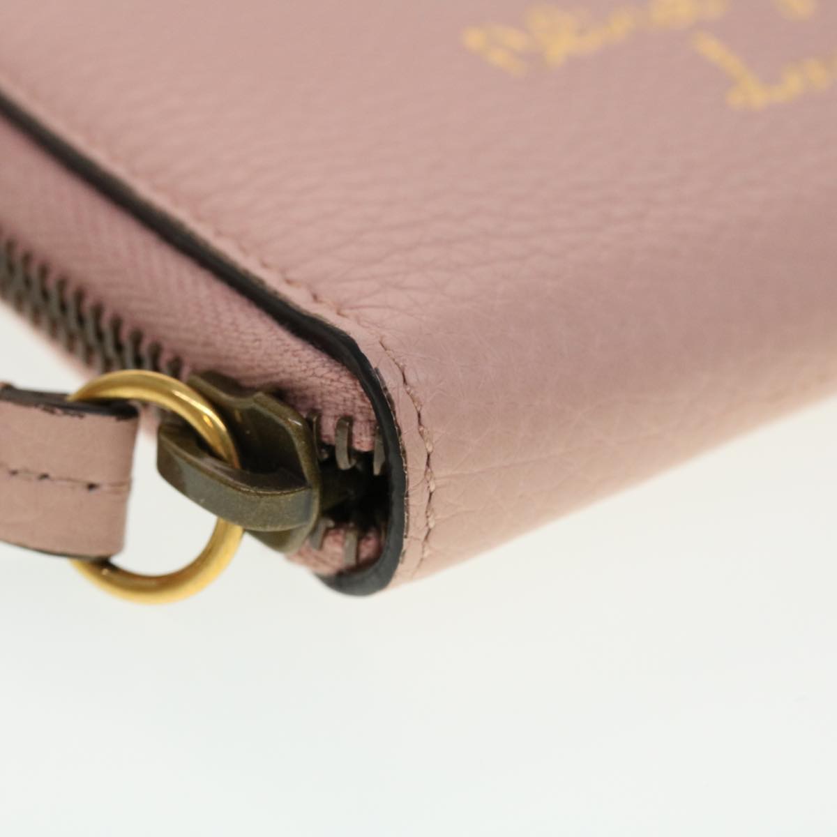 GUCCI Animalie Card Case Leather Pink 546590 am4503