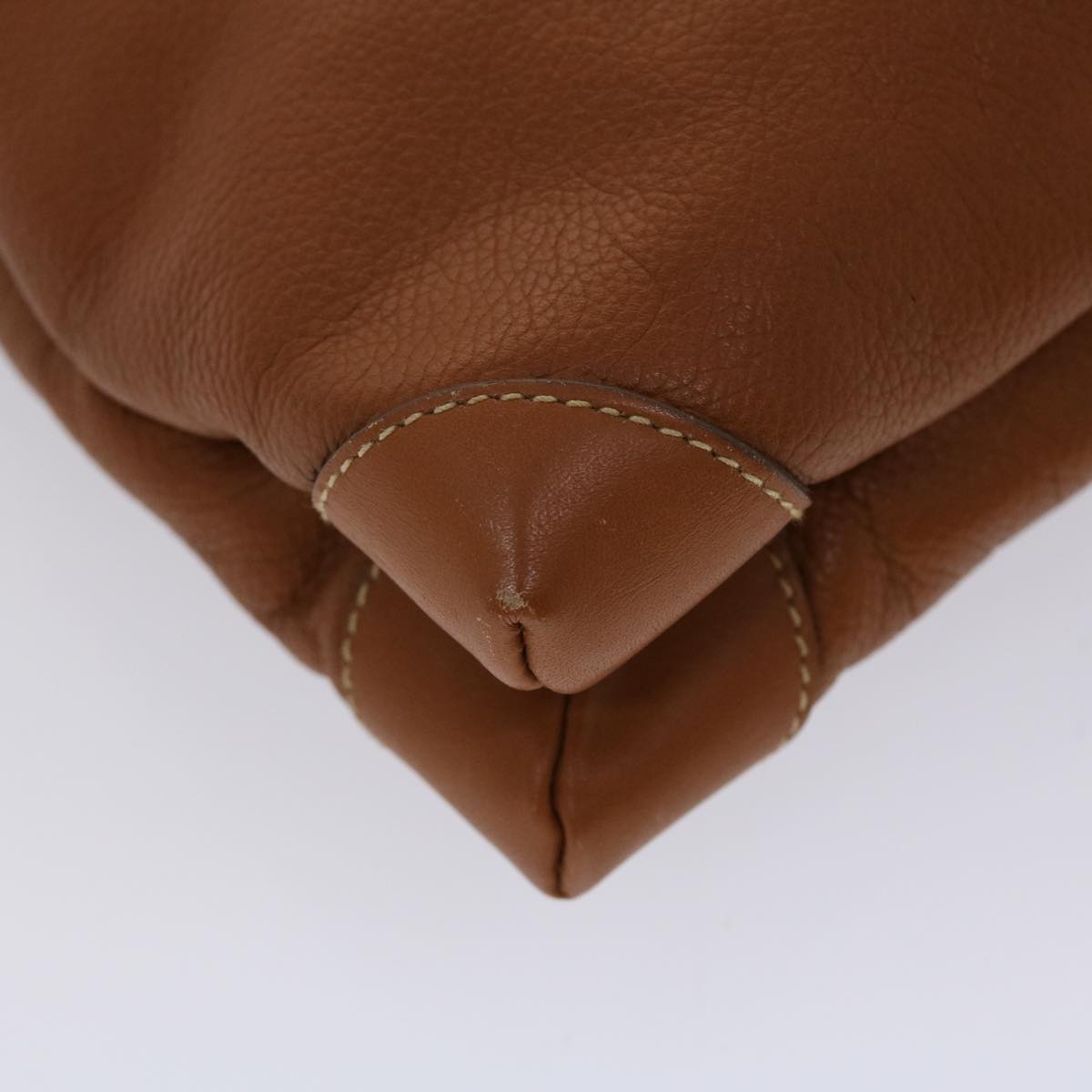GUCCI Shoulder Bag Leather Brown 007•105•0072 am4599