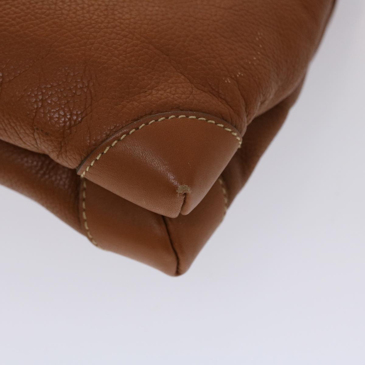 GUCCI Shoulder Bag Leather Brown 007•105•0072 am4599