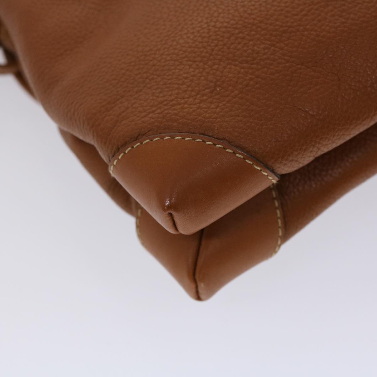 GUCCI Shoulder Bag Leather Brown 007•105•0072 am4599