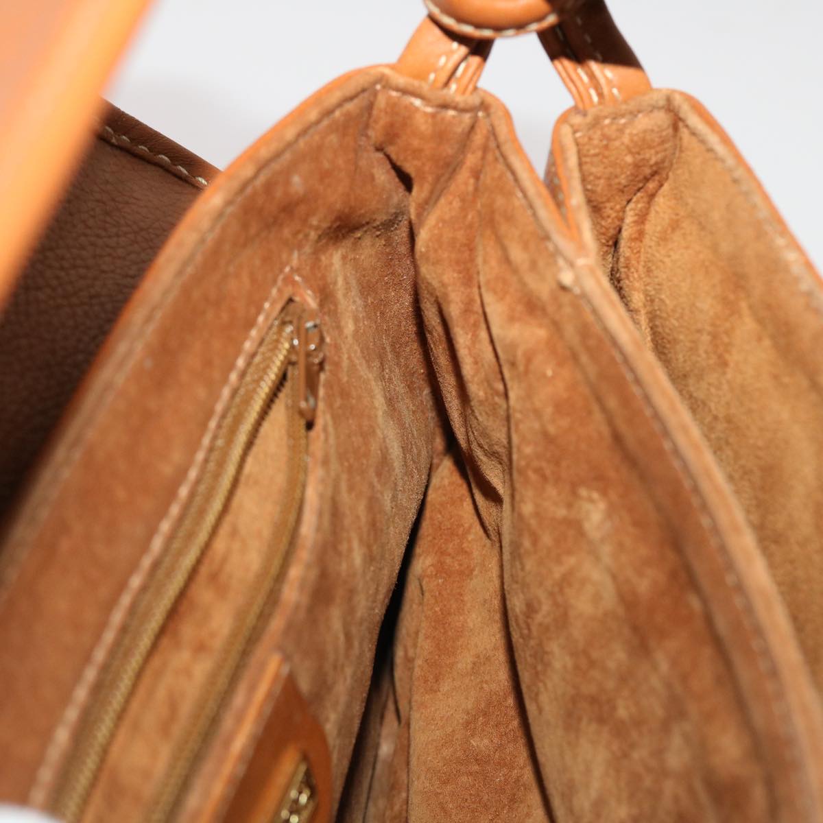 GUCCI Shoulder Bag Leather Brown 007•105•0072 am4599