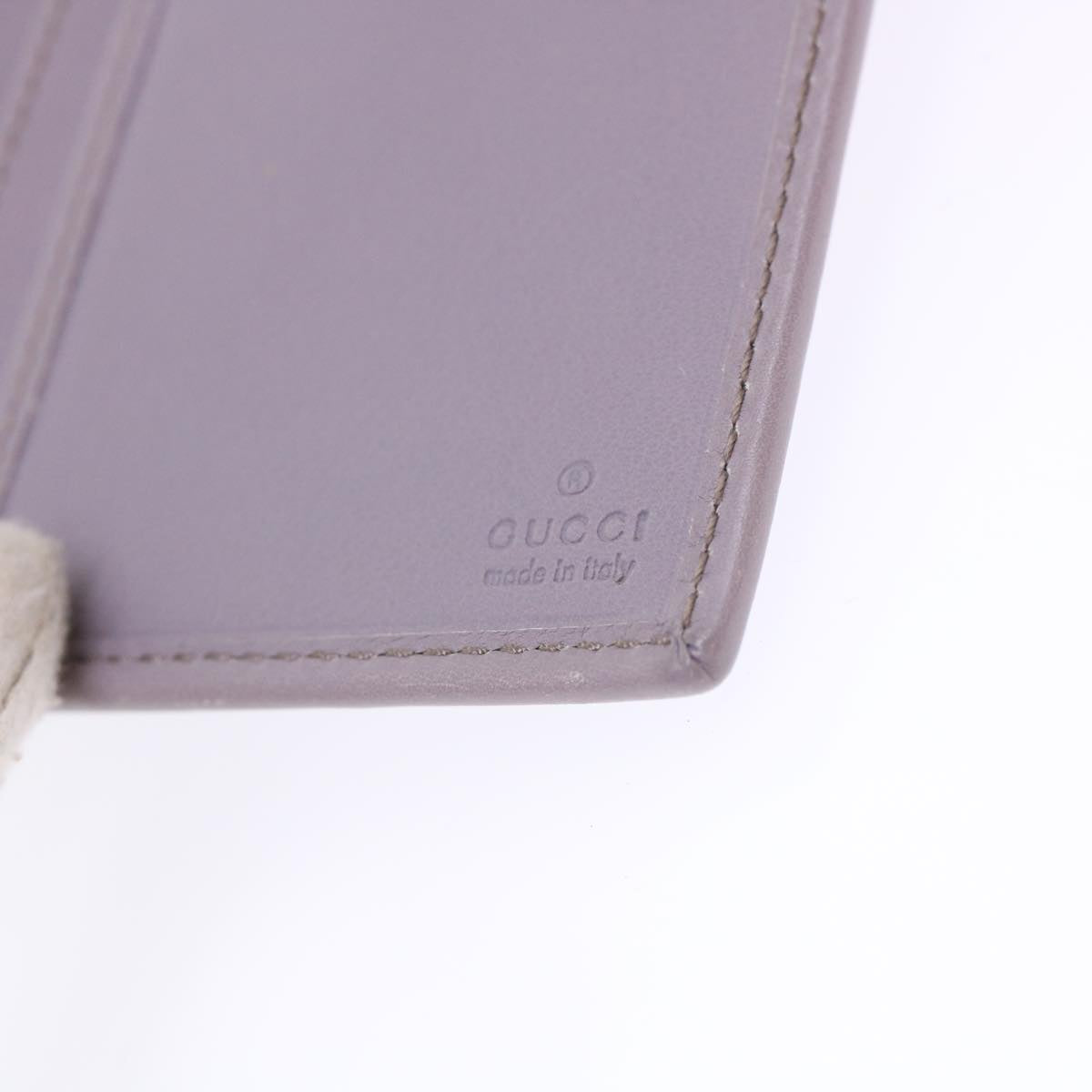 GUCCI Swing Wallet Leather Purple 310021 am4638