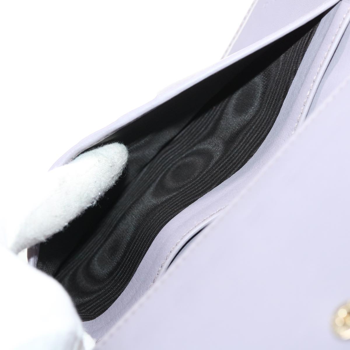 GUCCI Swing Wallet Leather Purple 310021 am4638