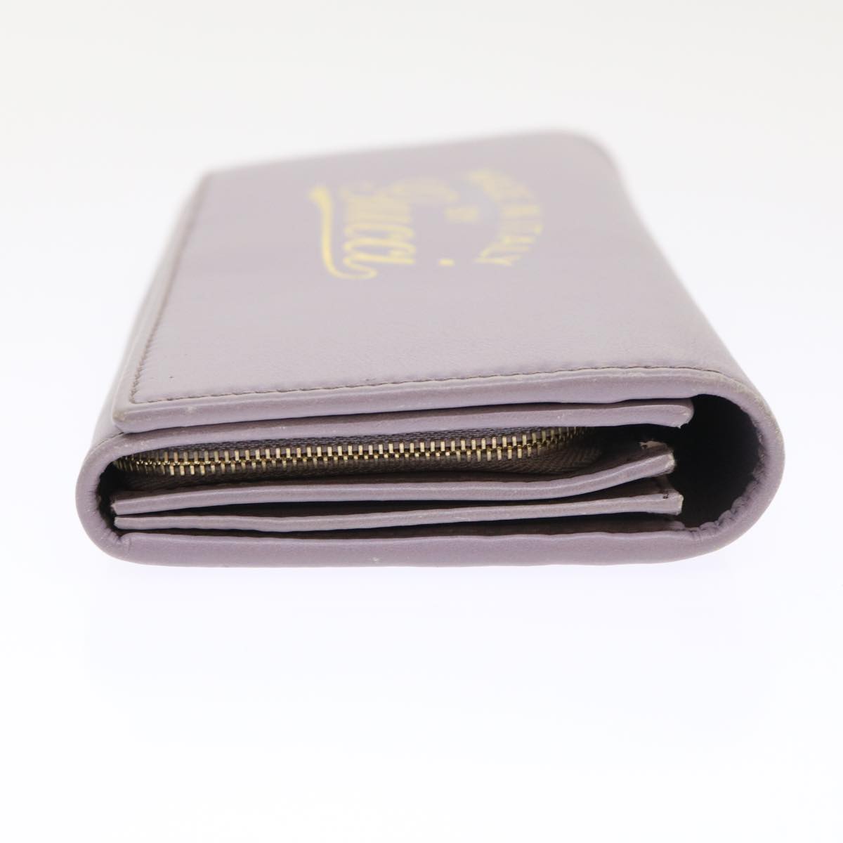 GUCCI Swing Wallet Leather Purple 310021 am4638