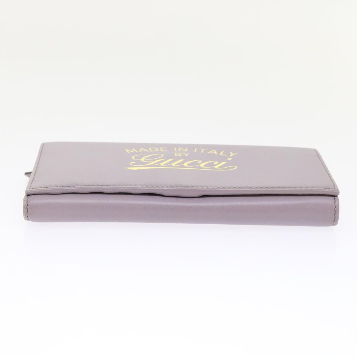 GUCCI Swing Wallet Leather Purple 310021 am4638