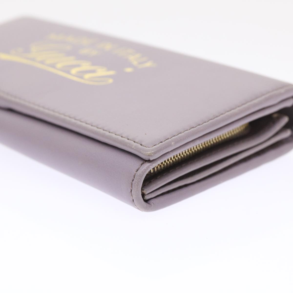 GUCCI Swing Wallet Leather Purple 310021 am4638