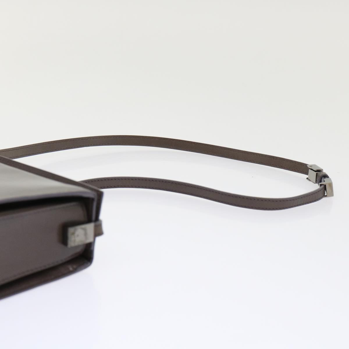 GUCCI Shoulder Bag Leather Outlet Gray 007.2014/3444 am4648