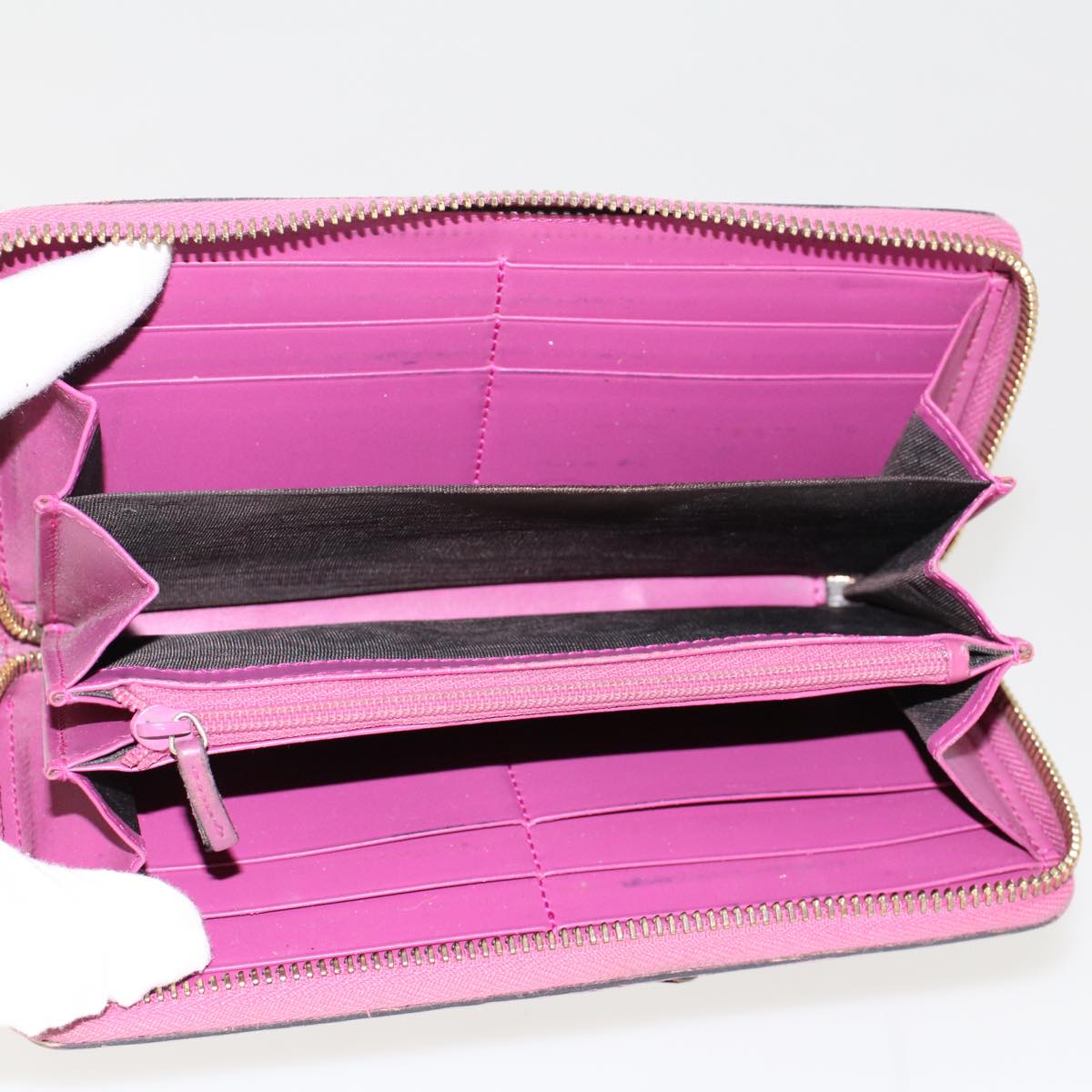 GUCCI GG Canvas Wallet 4Set White Pink Red am4721
