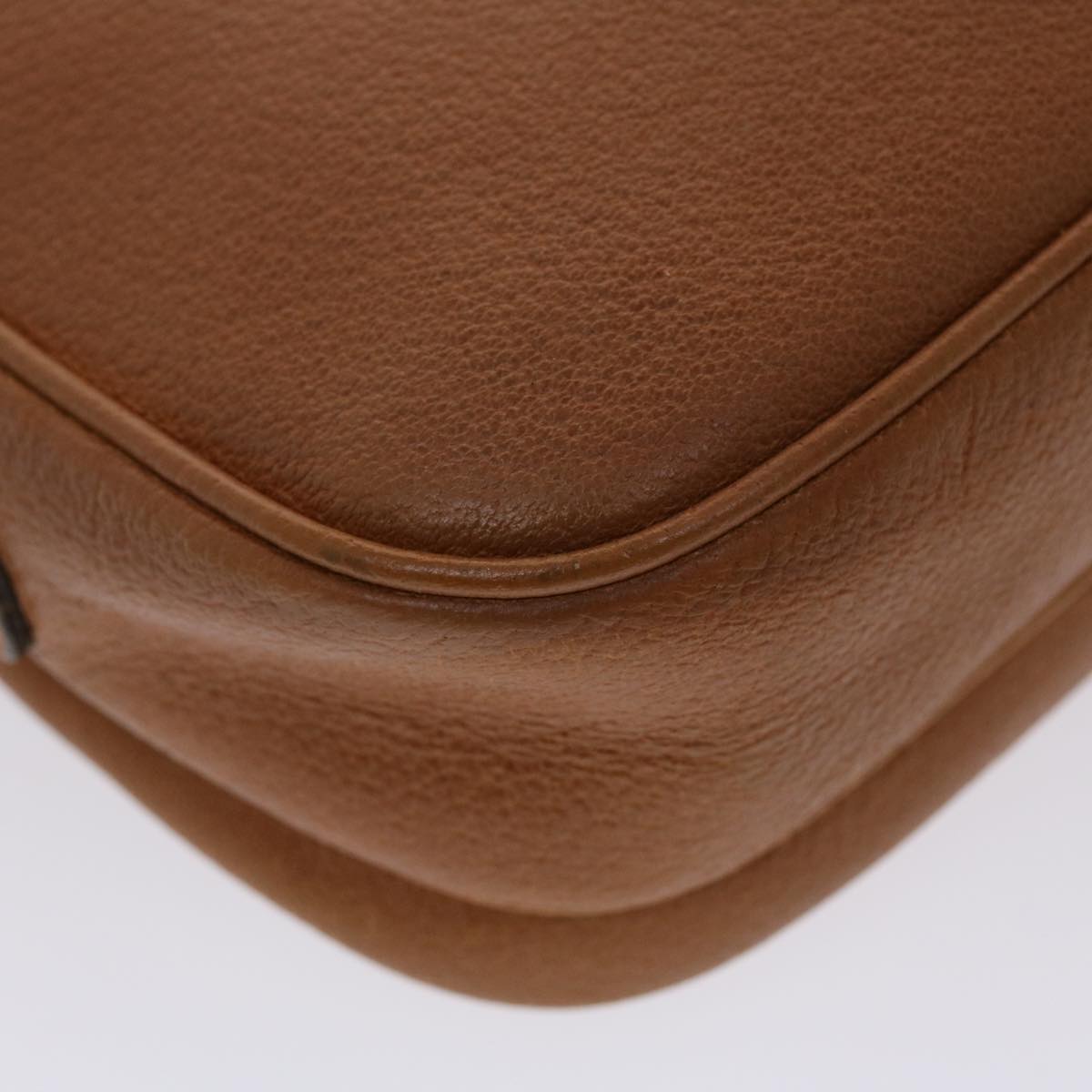 GUCCI Shoulder Bag Leather Brown 001.115.1515 am4732