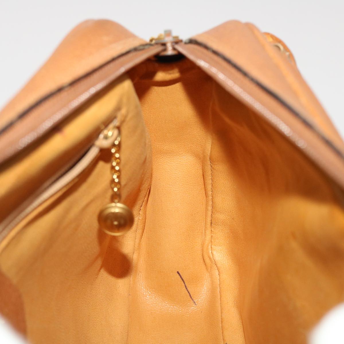 GUCCI Shoulder Bag Leather Brown 001.115.1515 am4732