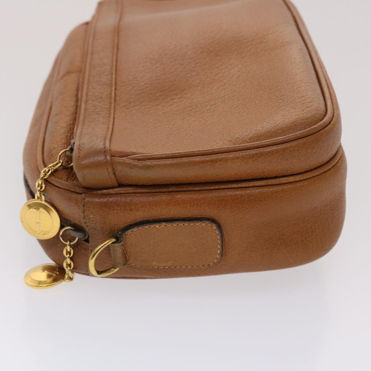 GUCCI Shoulder Bag Leather Brown 001.115.1515 am4732