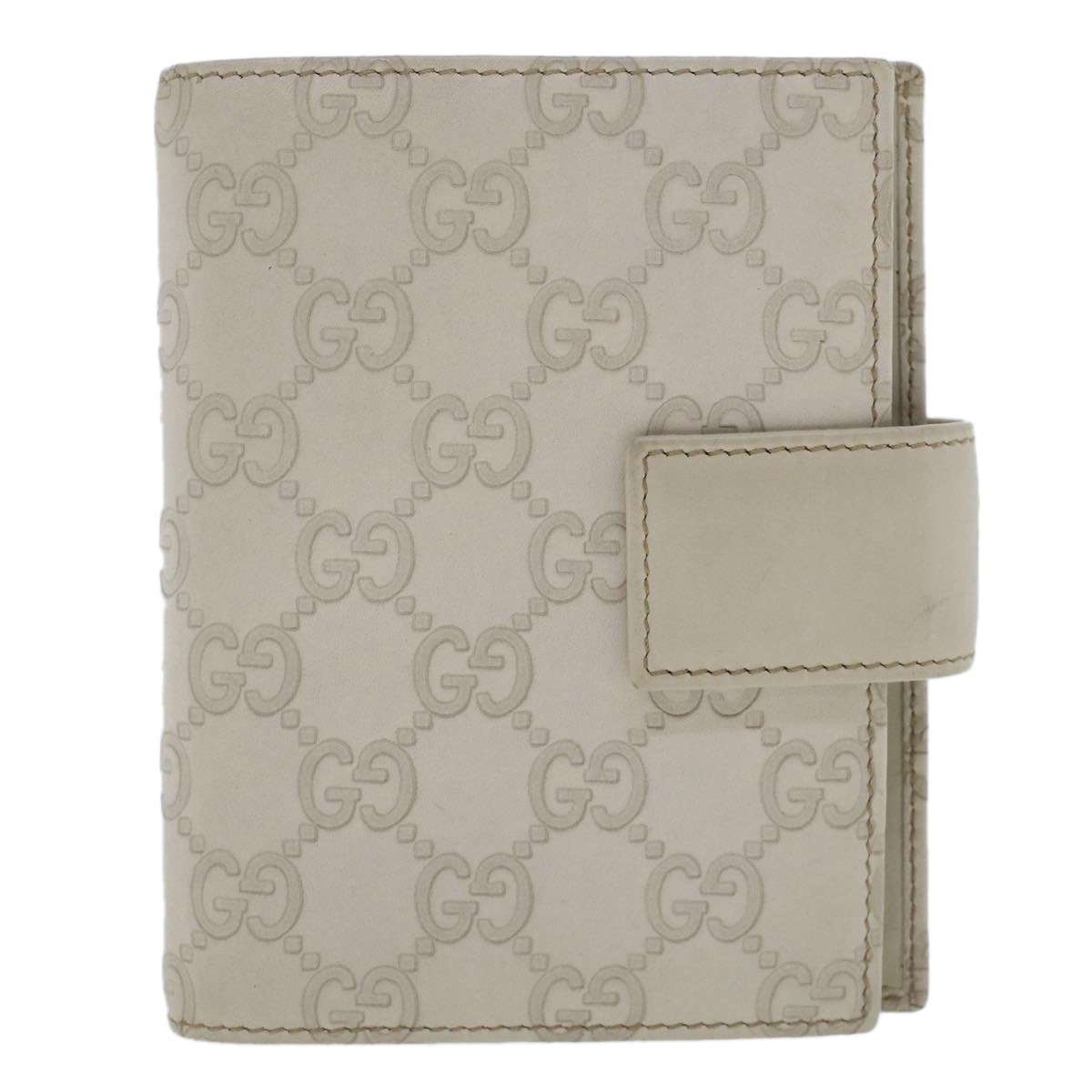 GUCCI GG Canvas Guccissima Day Planner Cover White 115240 am4764