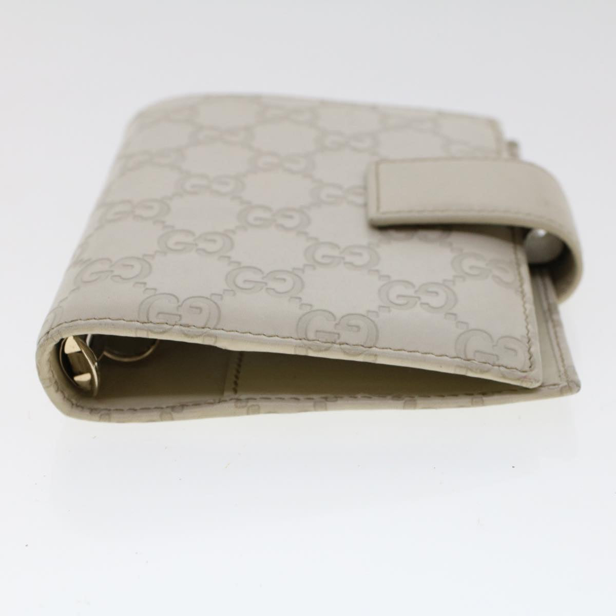 GUCCI GG Canvas Guccissima Day Planner Cover White 115240 am4764