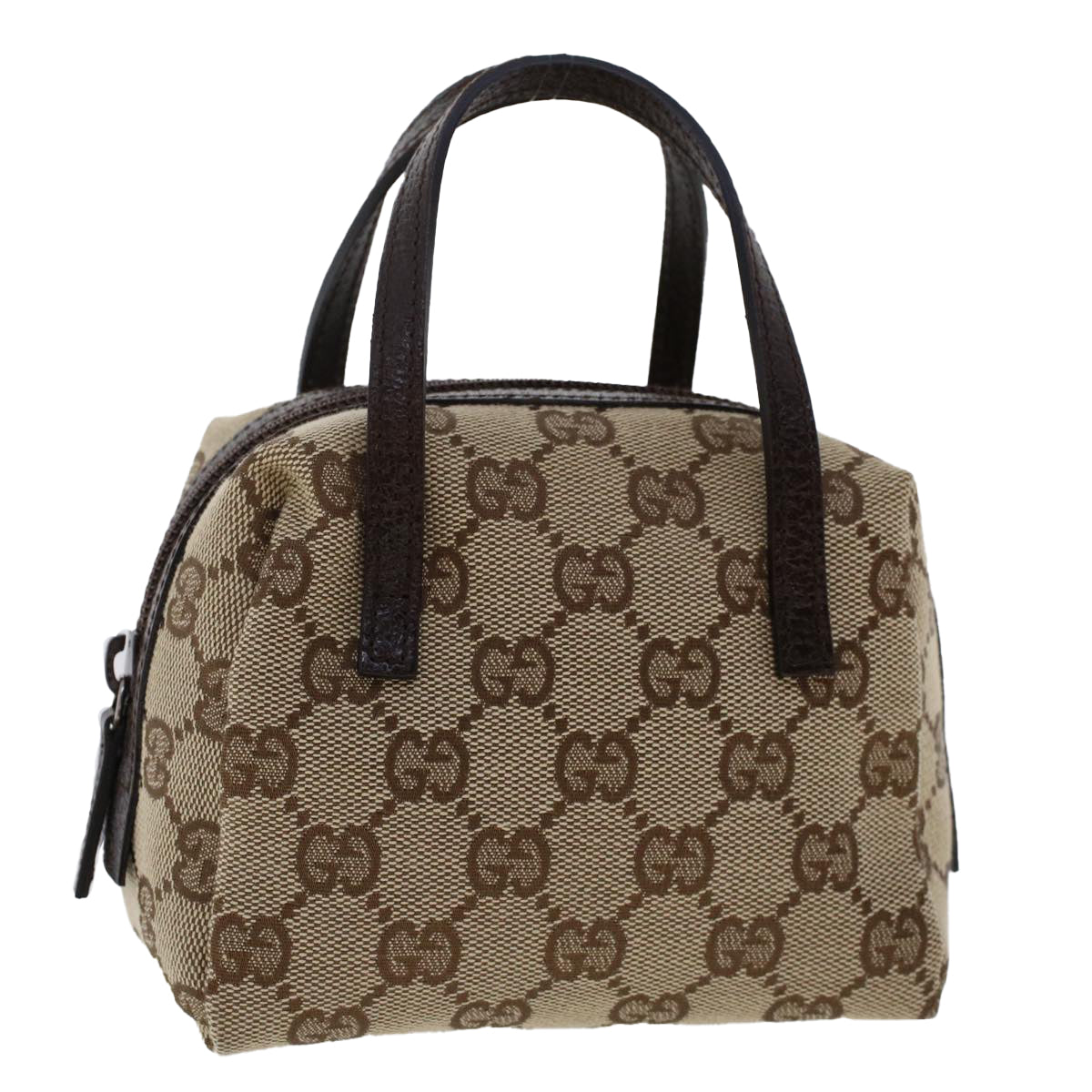 GUCCI GG Canvas Pouch Beige 124541 am4809