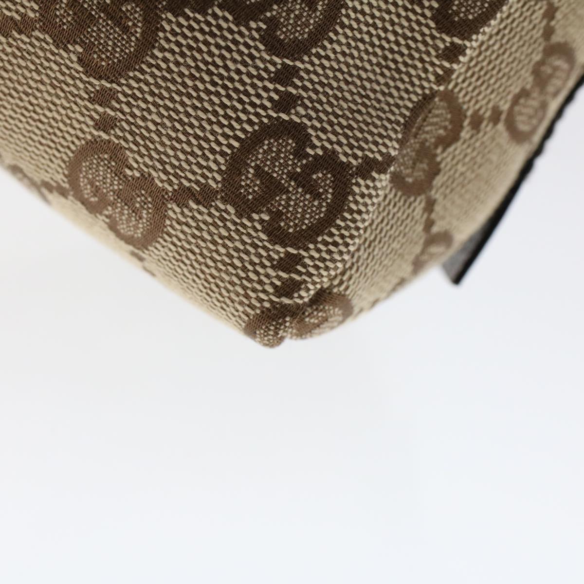 GUCCI GG Canvas Pouch Beige 124541 am4809