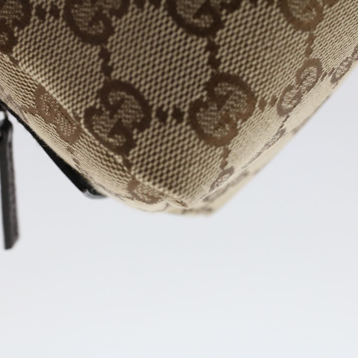 GUCCI GG Canvas Pouch Beige 124541 am4809