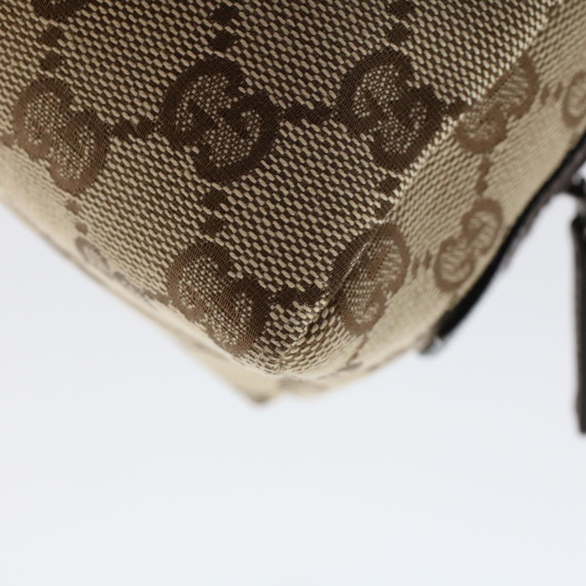 GUCCI GG Canvas Pouch Beige 124541 am4809