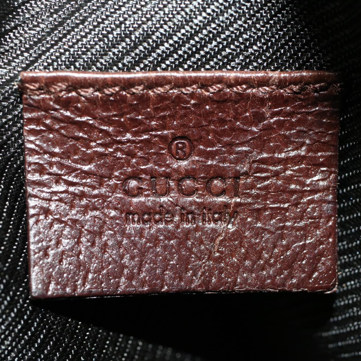 GUCCI GG Canvas Pouch Beige 124541 am4809