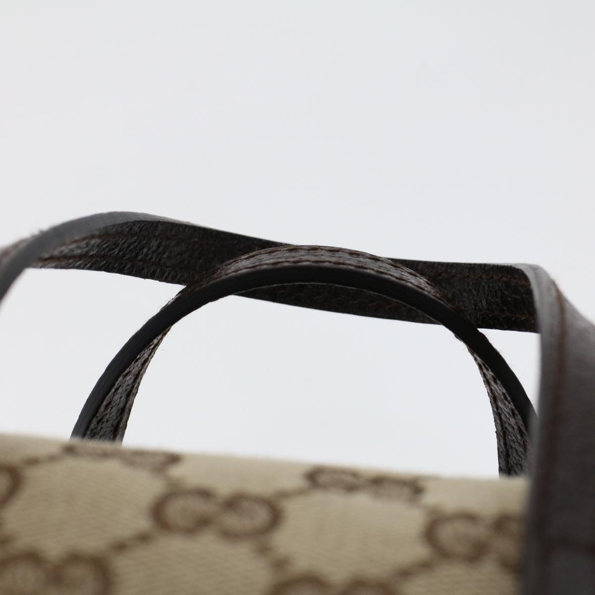GUCCI GG Canvas Pouch Beige 124541 am4809