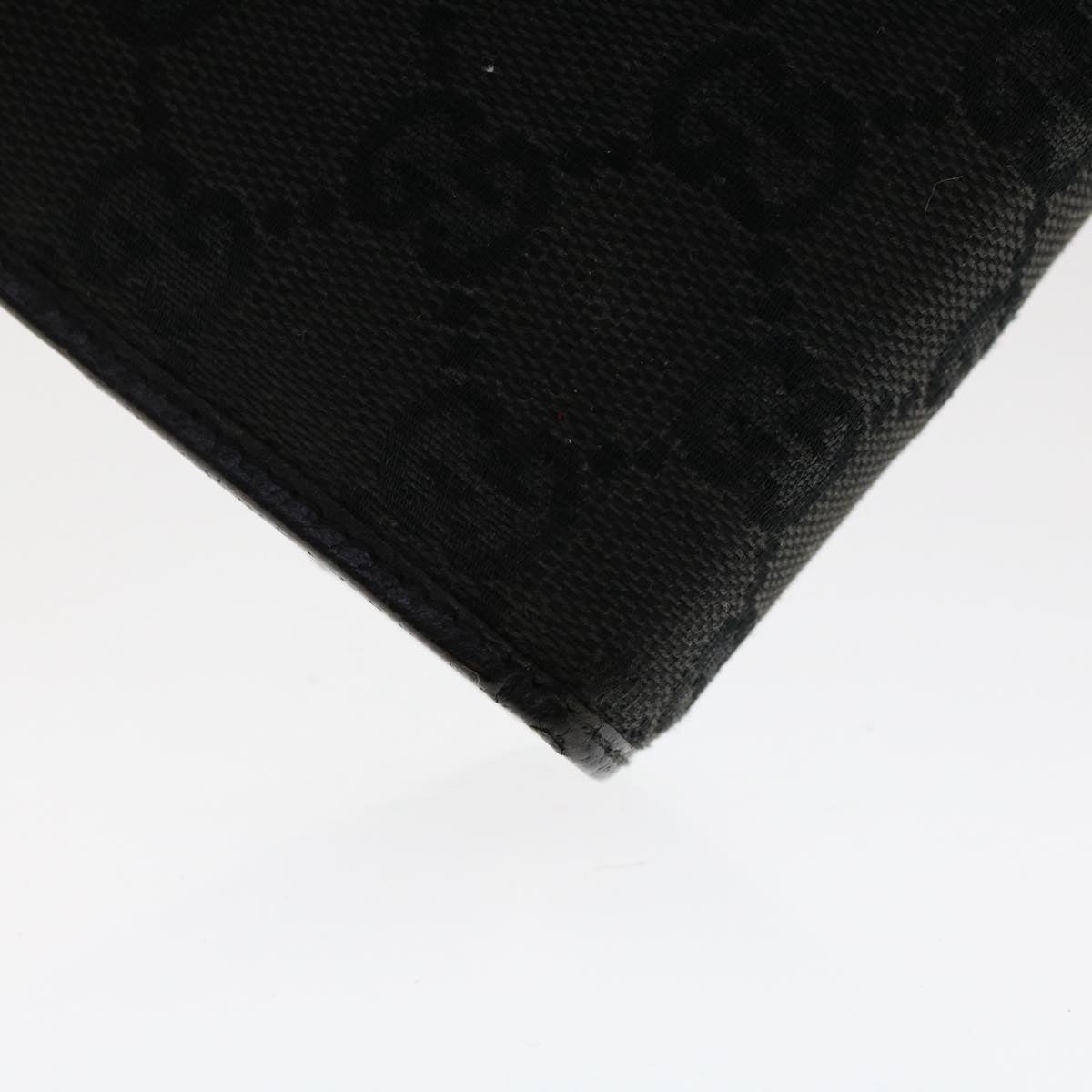 GUCCI GG Canvas Day Planner Cover Canvas Black 115241 am4862