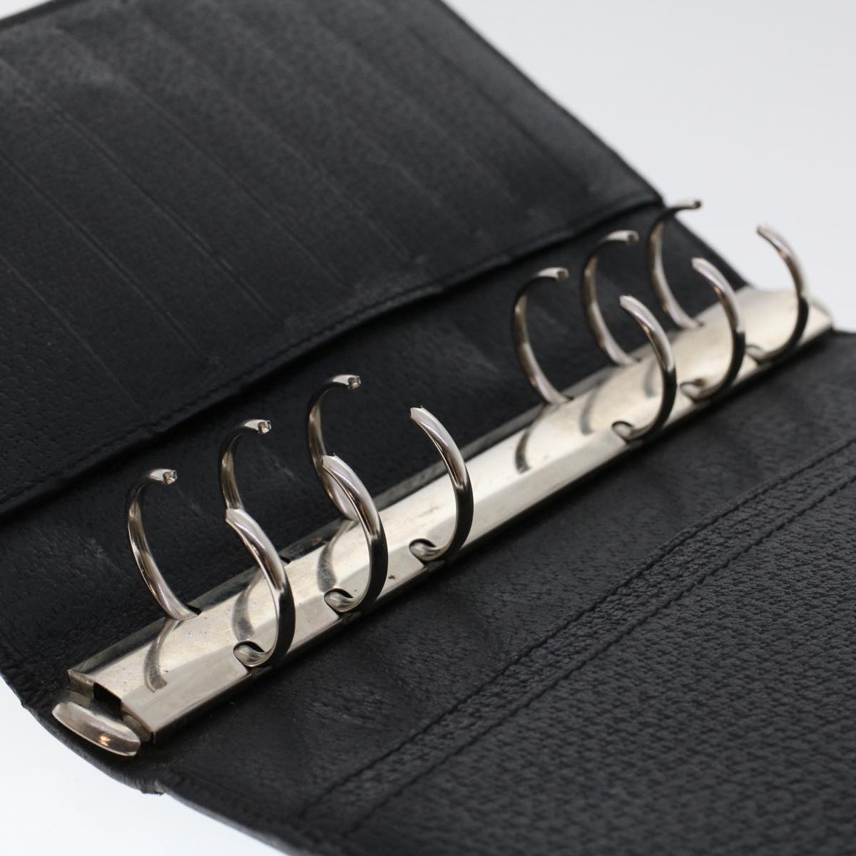 GUCCI GG Canvas Day Planner Cover Canvas Black 115241 am4862