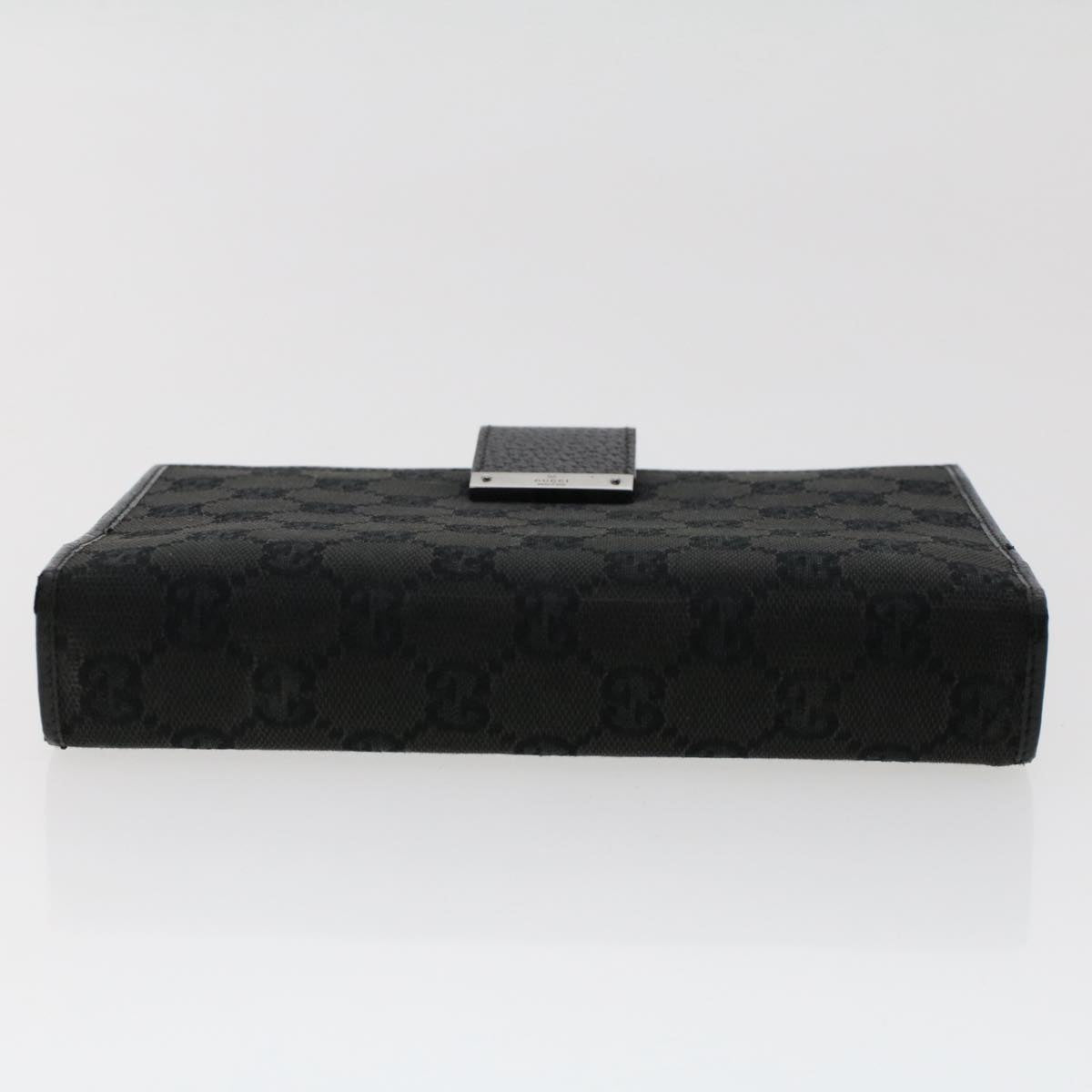 GUCCI GG Canvas Day Planner Cover Canvas Black 115241 am4862