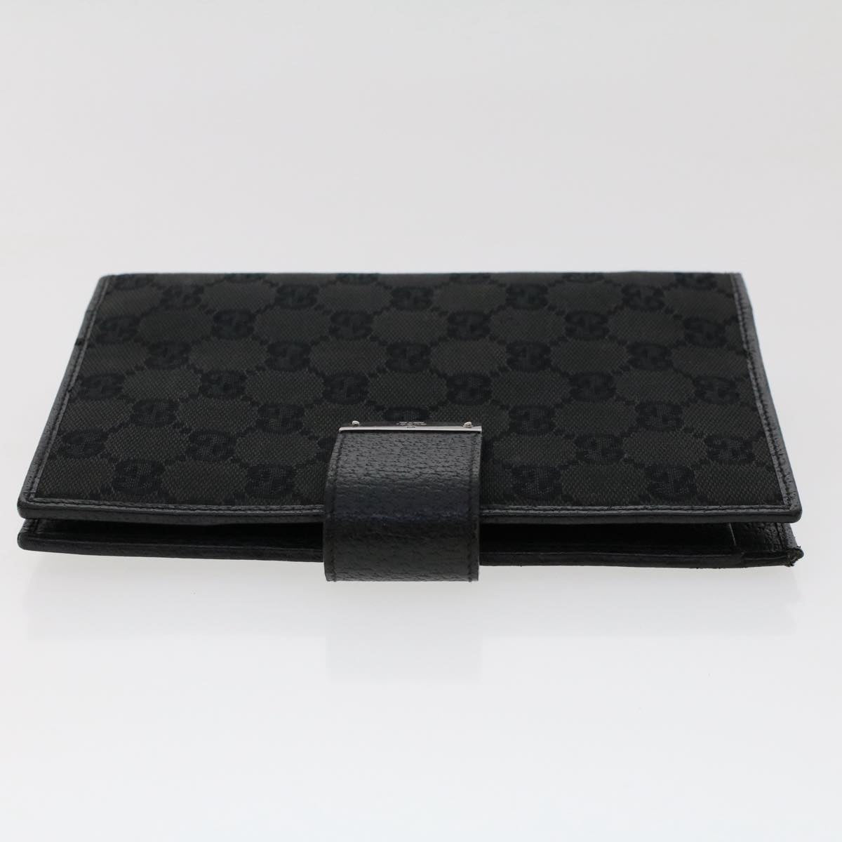 GUCCI GG Canvas Day Planner Cover Canvas Black 115241 am4862
