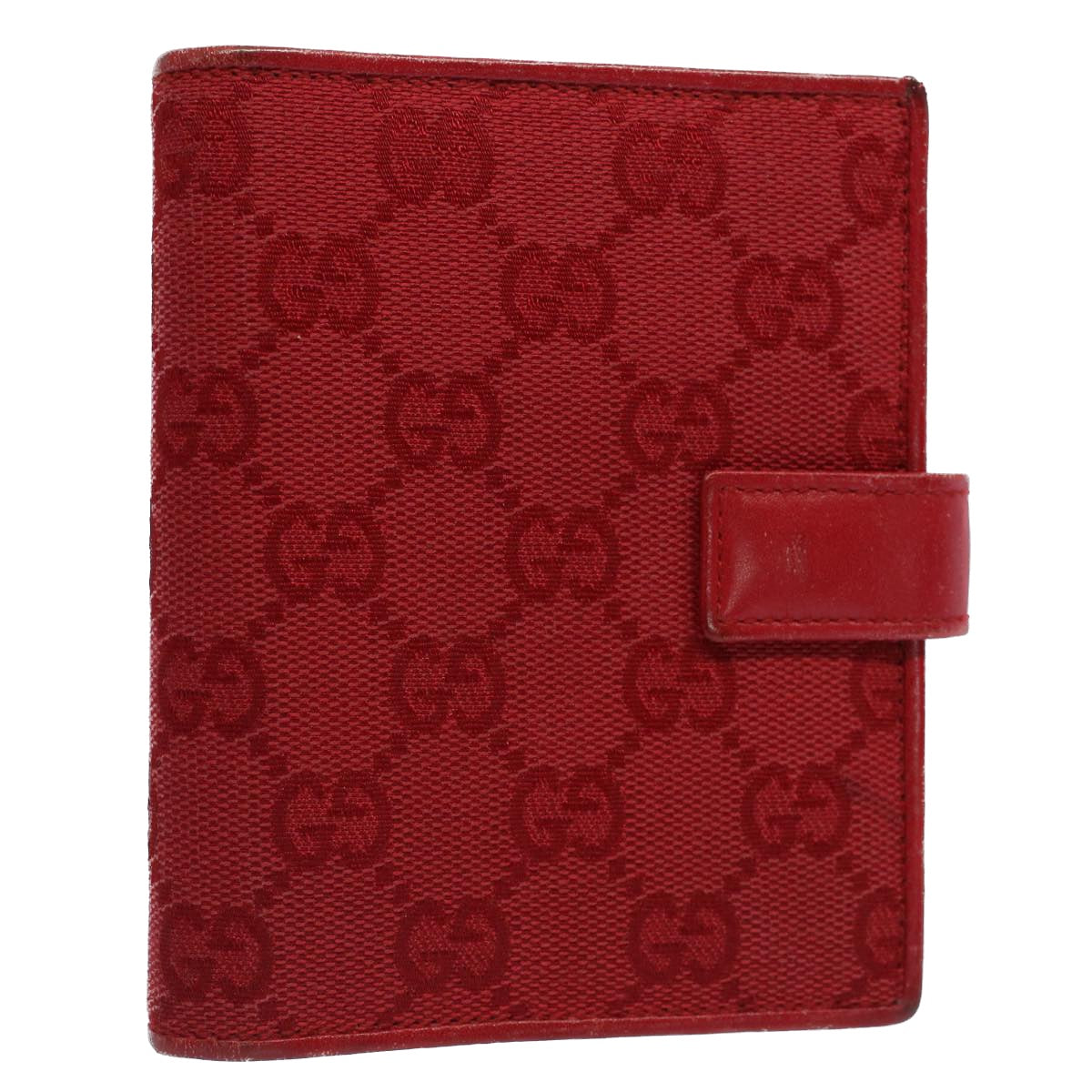 GUCCI GG Canvas Mini Day Planner Cover Red 031.2031.1014 am4916