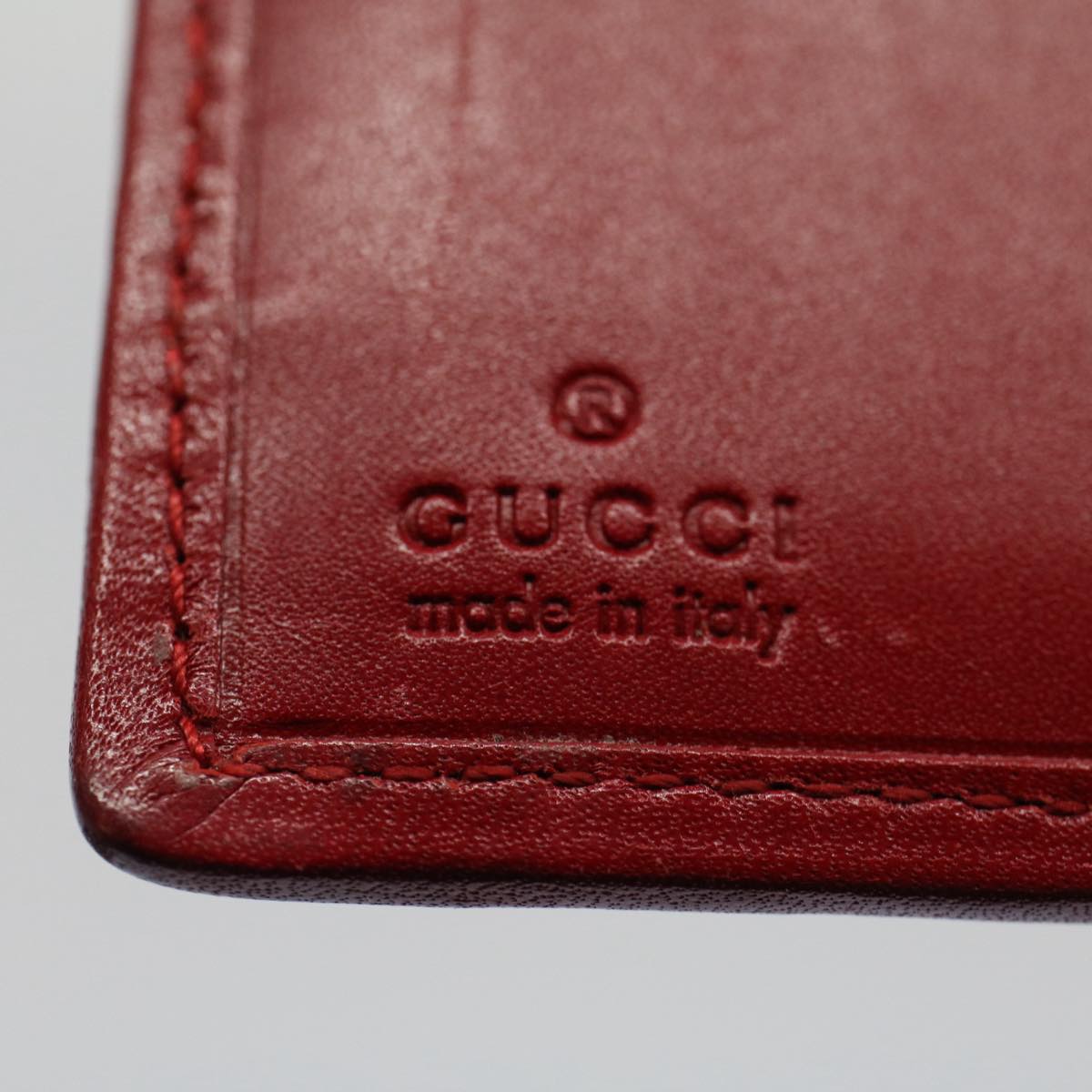 GUCCI GG Canvas Mini Day Planner Cover Red 031.2031.1014 am4916