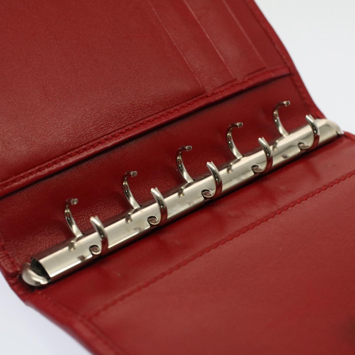 GUCCI GG Canvas Mini Day Planner Cover Red 031.2031.1014 am4916