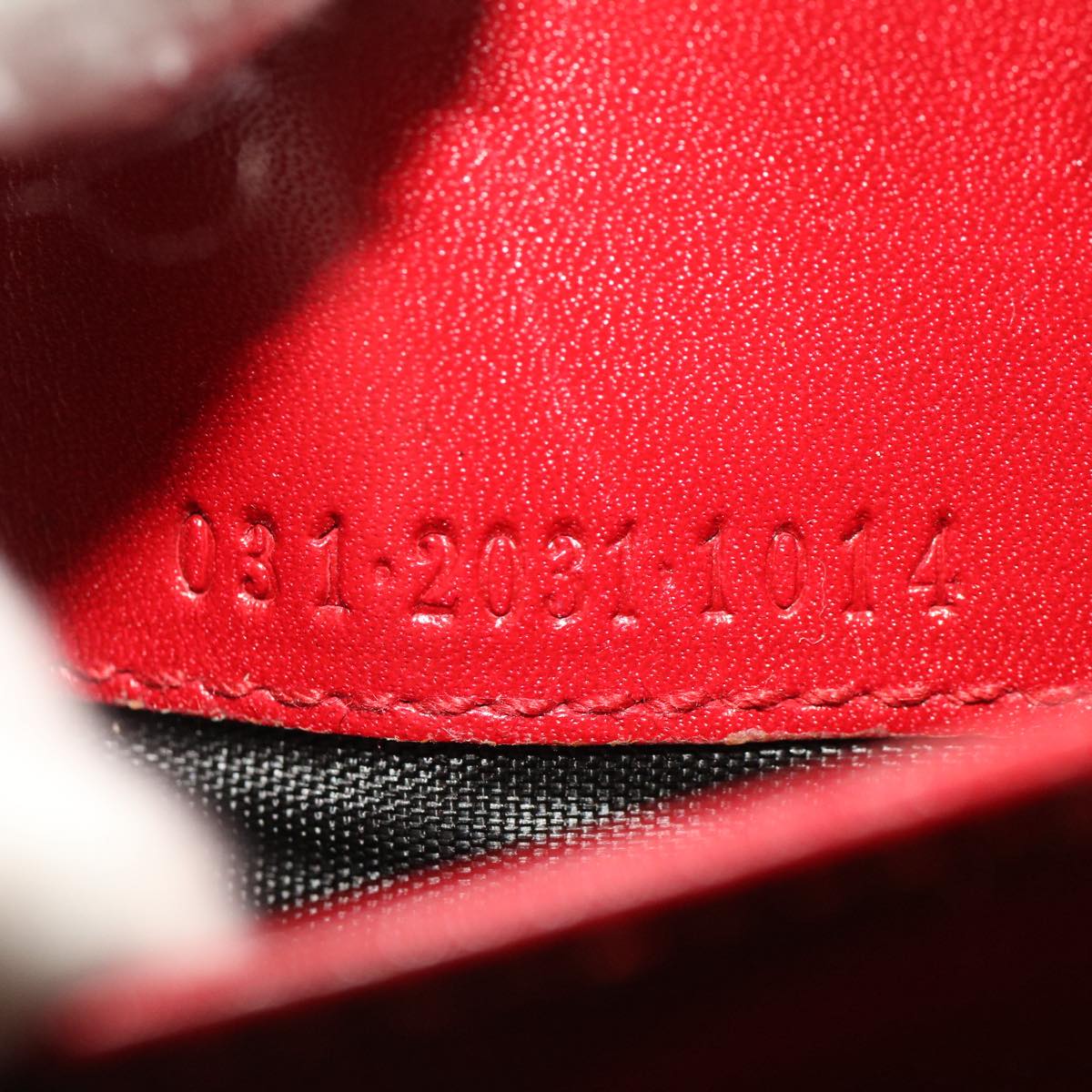 GUCCI GG Canvas Mini Day Planner Cover Red 031.2031.1014 am4916