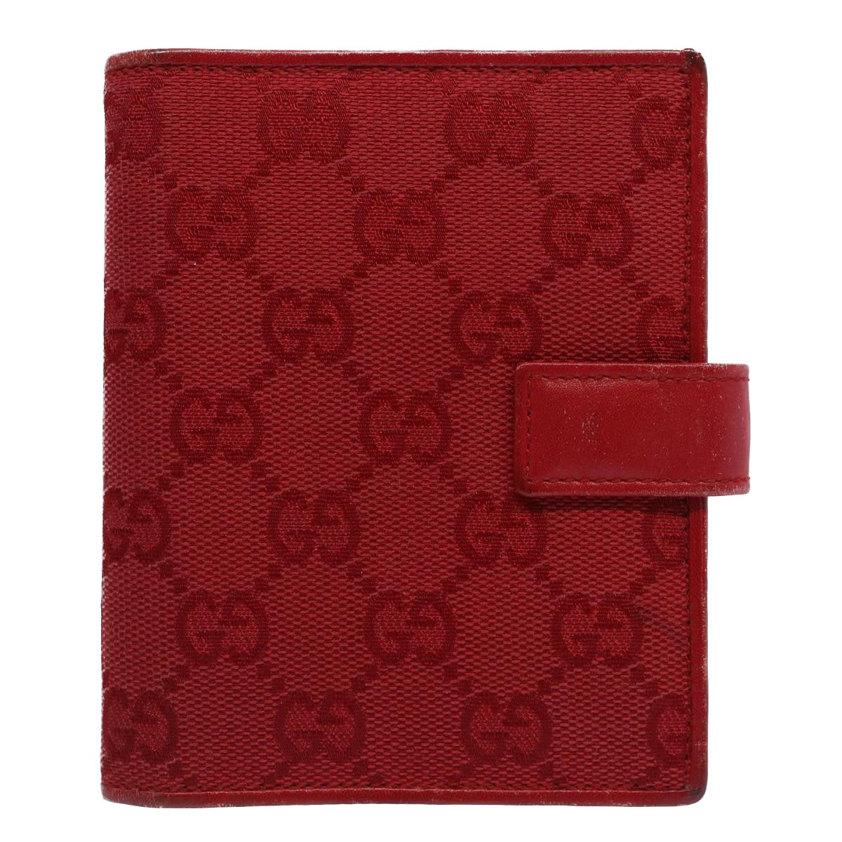 GUCCI GG Canvas Mini Day Planner Cover Red 031.2031.1014 am4916