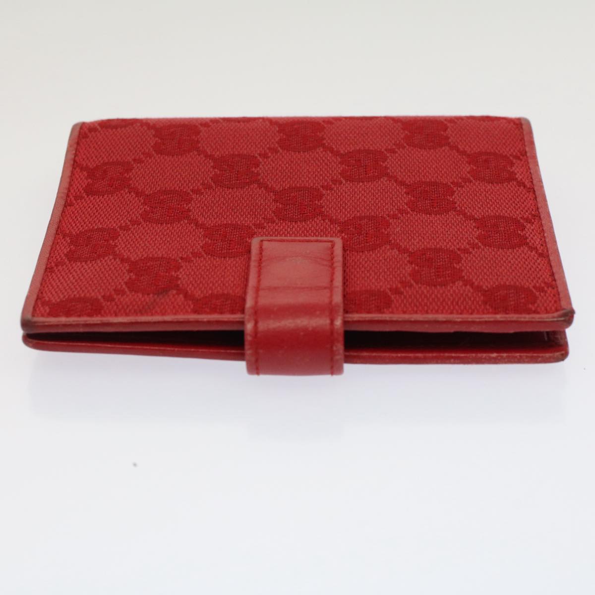GUCCI GG Canvas Mini Day Planner Cover Red 031.2031.1014 am4916