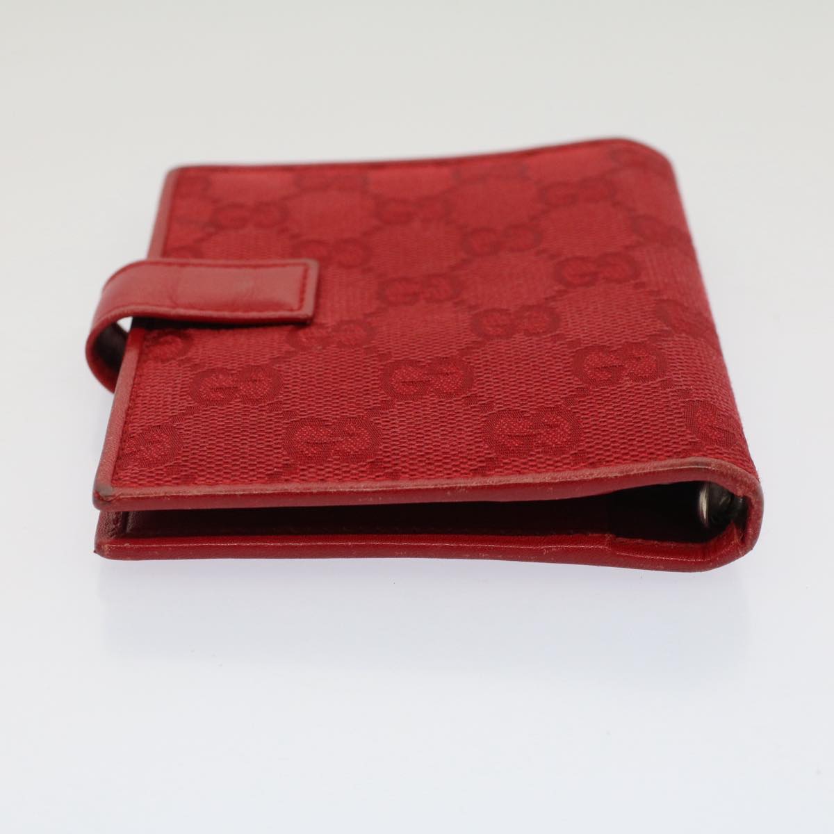 GUCCI GG Canvas Mini Day Planner Cover Red 031.2031.1014 am4916